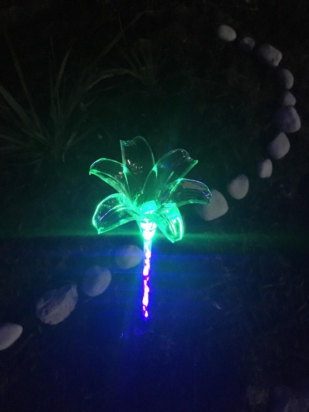 LED-Blumen-Gartenlichter