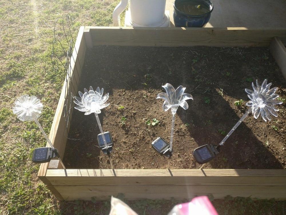 LED-Blumen-Gartenlichter