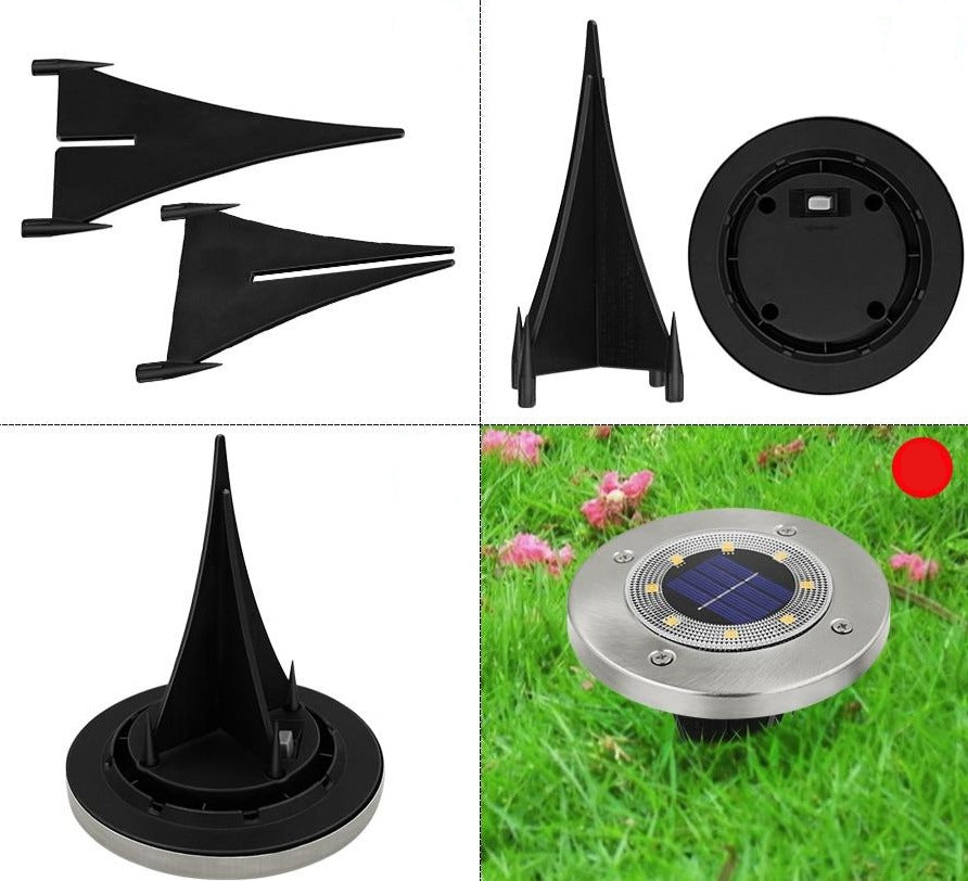 LED-Solar-Gartenwegleuchte