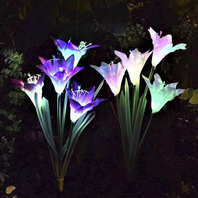 Künstliche Lilien LED-Gartenlichter