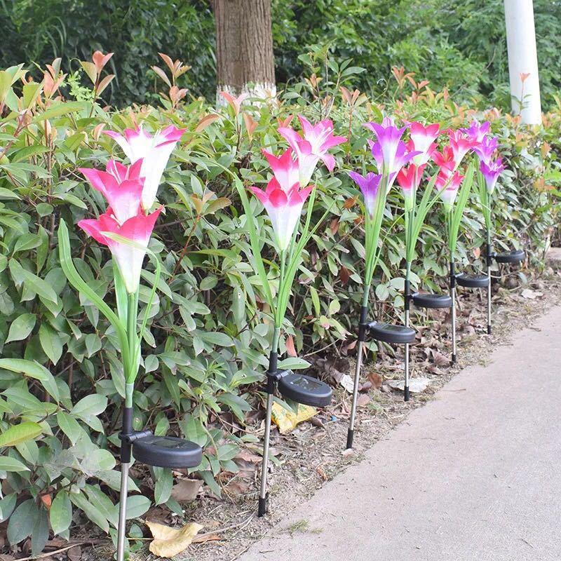 Künstliche Lilien LED-Gartenlichter