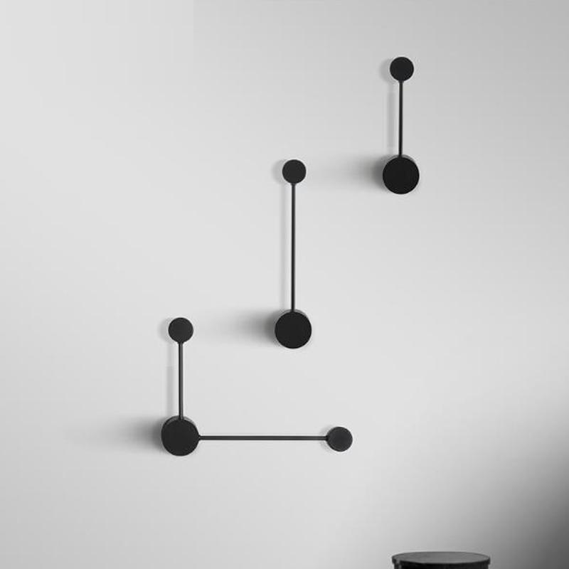 Cyrus - Minimalistische Runde Art-Deco LED-Wandlampe